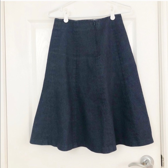 Vintage Denim Parisian Midi Skirt - Picture 5 of 10